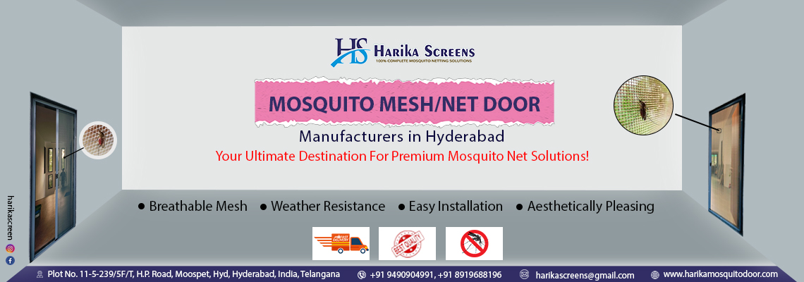 Mosquito Mesh Door Manufacturers in Hyderabad